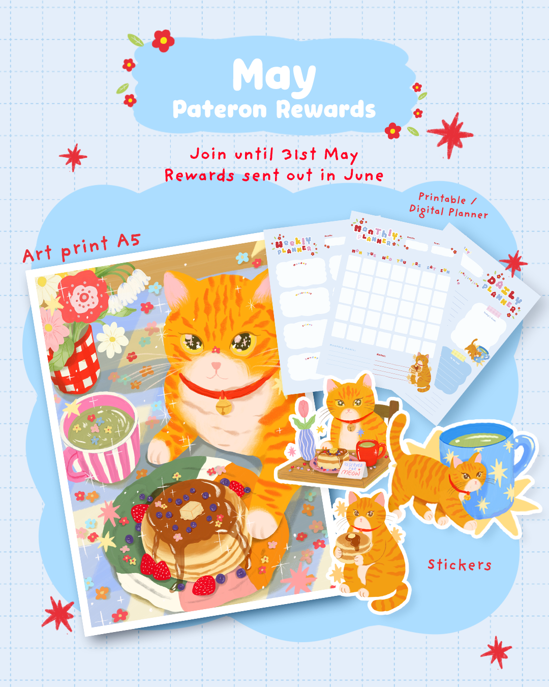 Breakfast with Meow – May 2025 Patreon Rewards