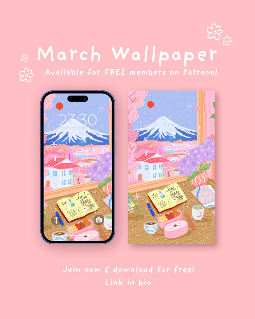 Ziyi Studio Patreon – March 2025 Free Wallpaper Release