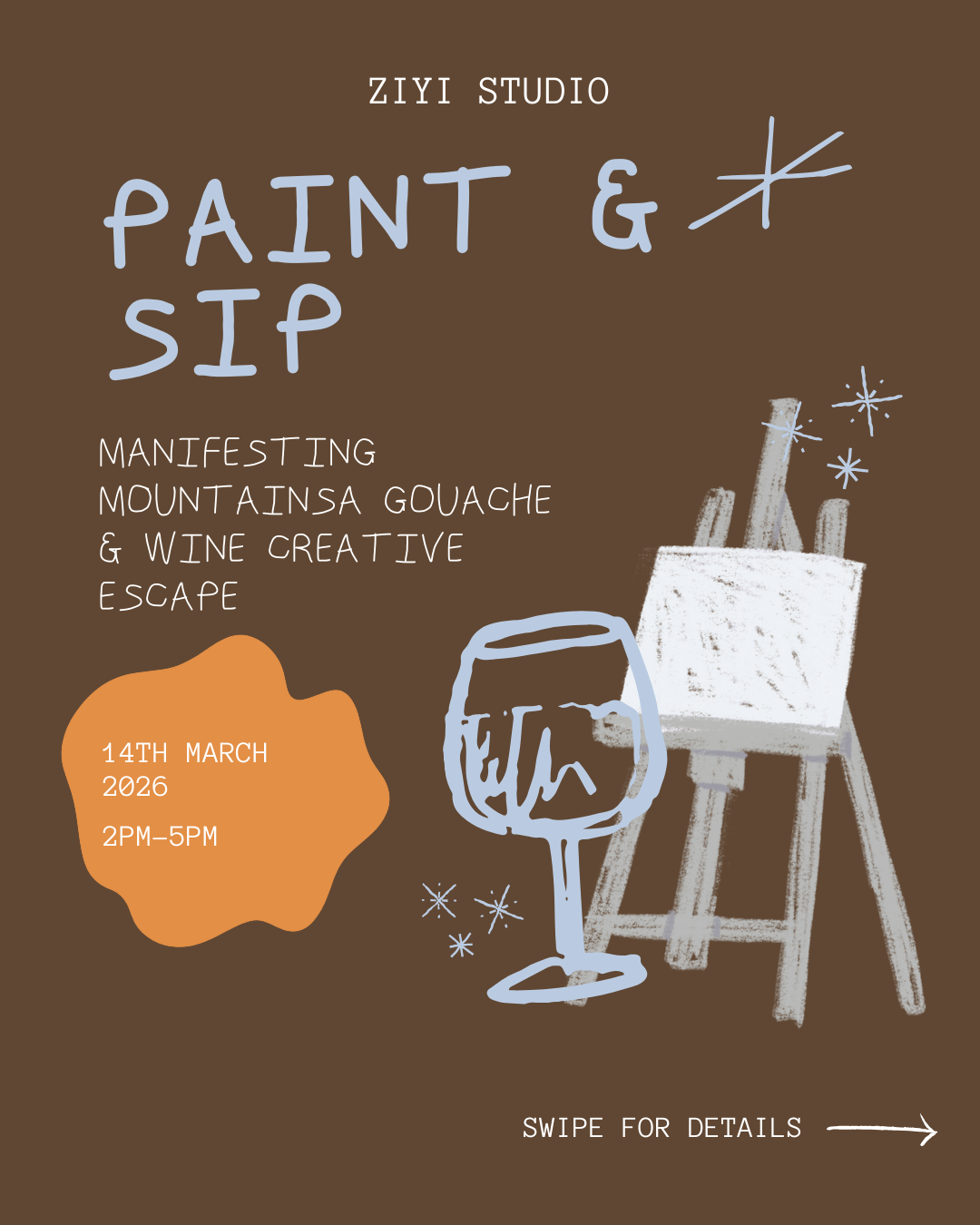 Manifesting Mountains: A Gouache & Wine Creative Escape (March 14, 2026)