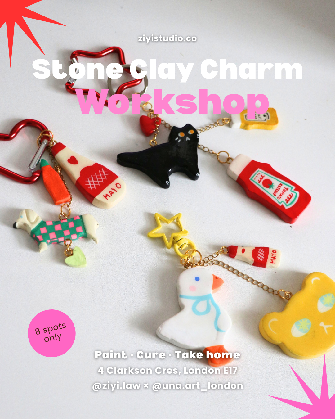 Stone Clay Charm Workshop — 16 May 2026