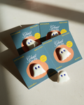 Handmade Ghost Clay Pin
