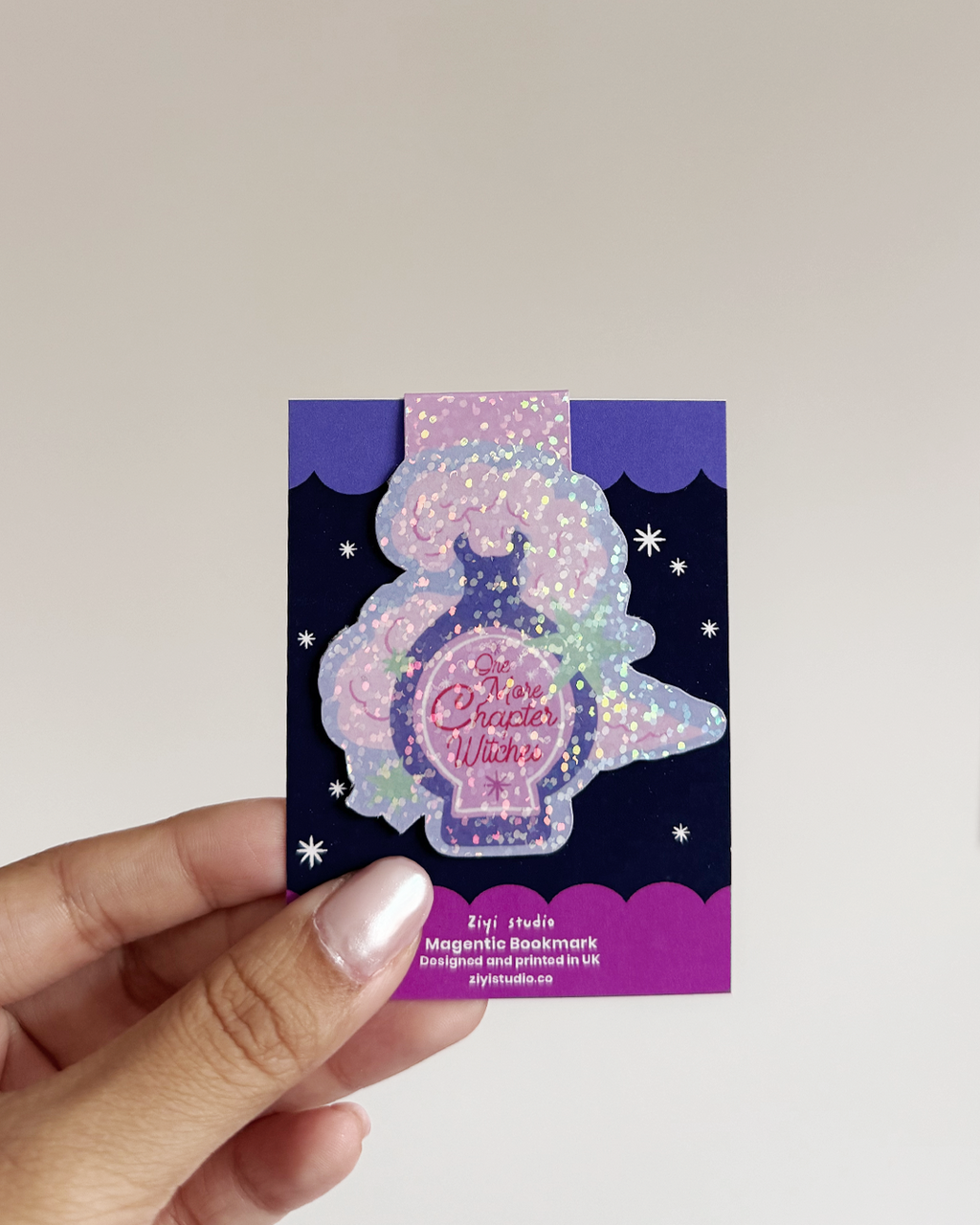 "One More Chapter Witches" Magnetic Bookmark