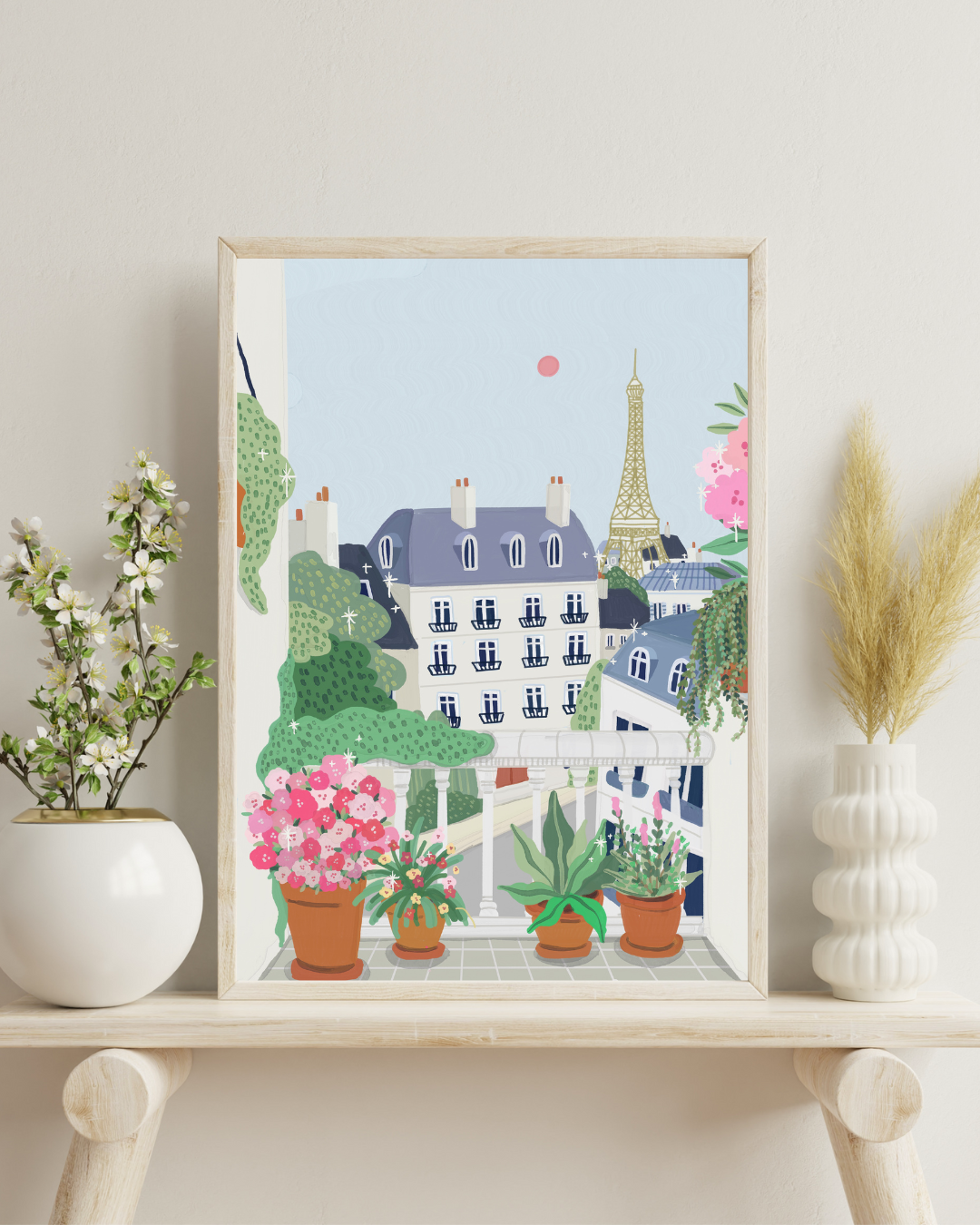 Spring in Paris Art Print