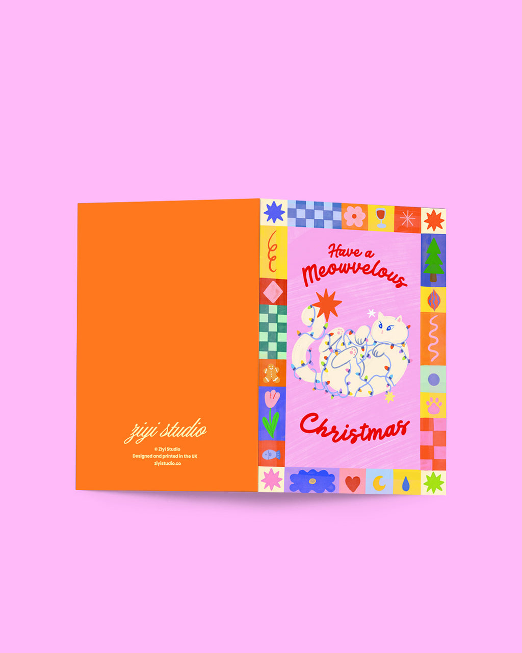 Have A Meowvelous Xmas Cat Greeting Card