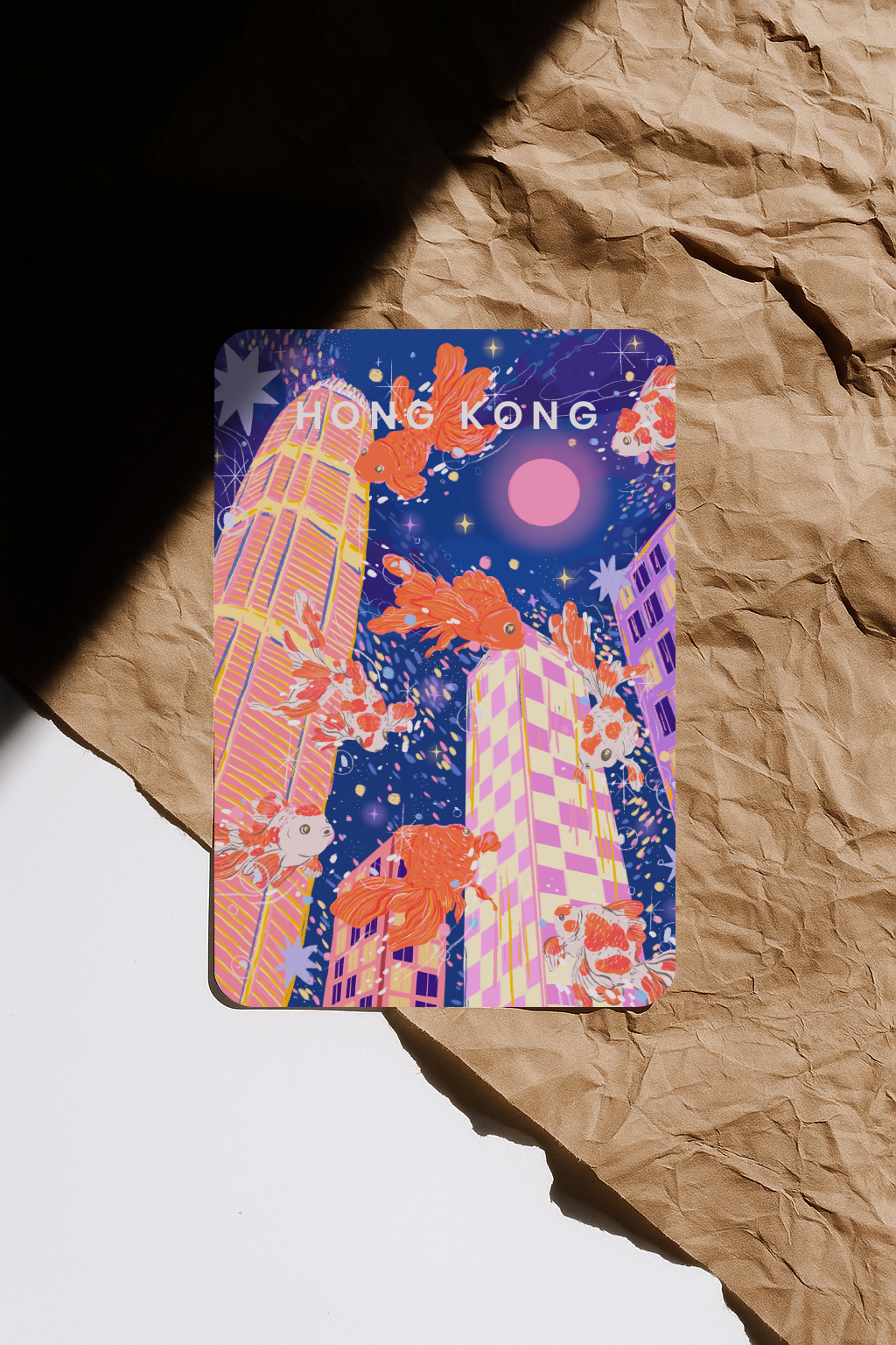 Hong Kong in the Fish Bowl Postcard