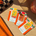 Magnetic bookmark bundle of 3 hand-illustrated Hong Kong drink designs by Ziyi Studio: malted soybean, chrysanthemum tea, and lemon tea. Matte finish and strong grip.