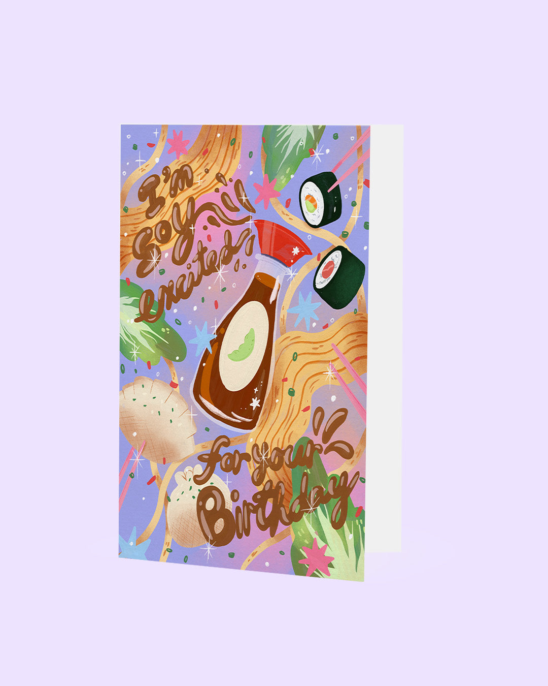 I’m Soy Excited for Your Birthday Card