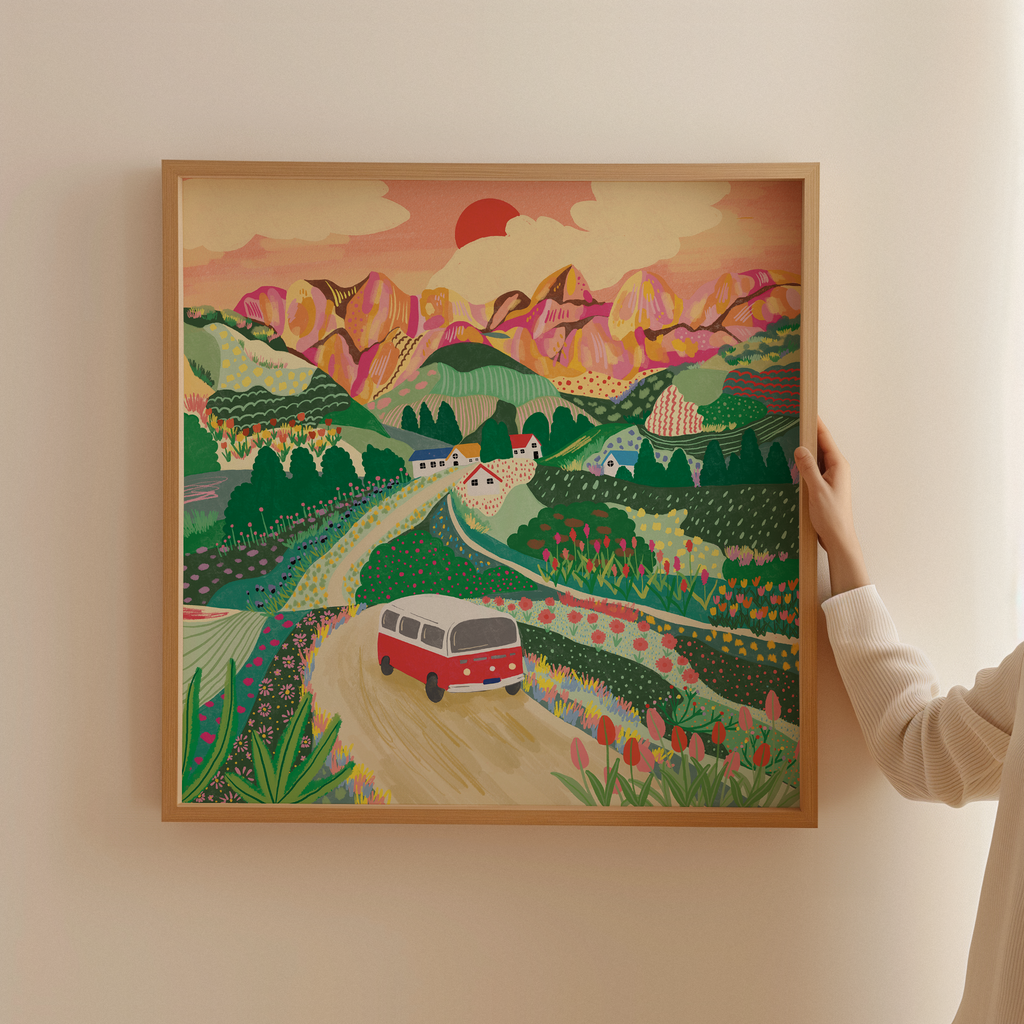 Let's Go On A Trip Art Print