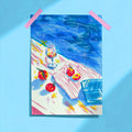 Poolside Picnic Art Print (Limited Edition)