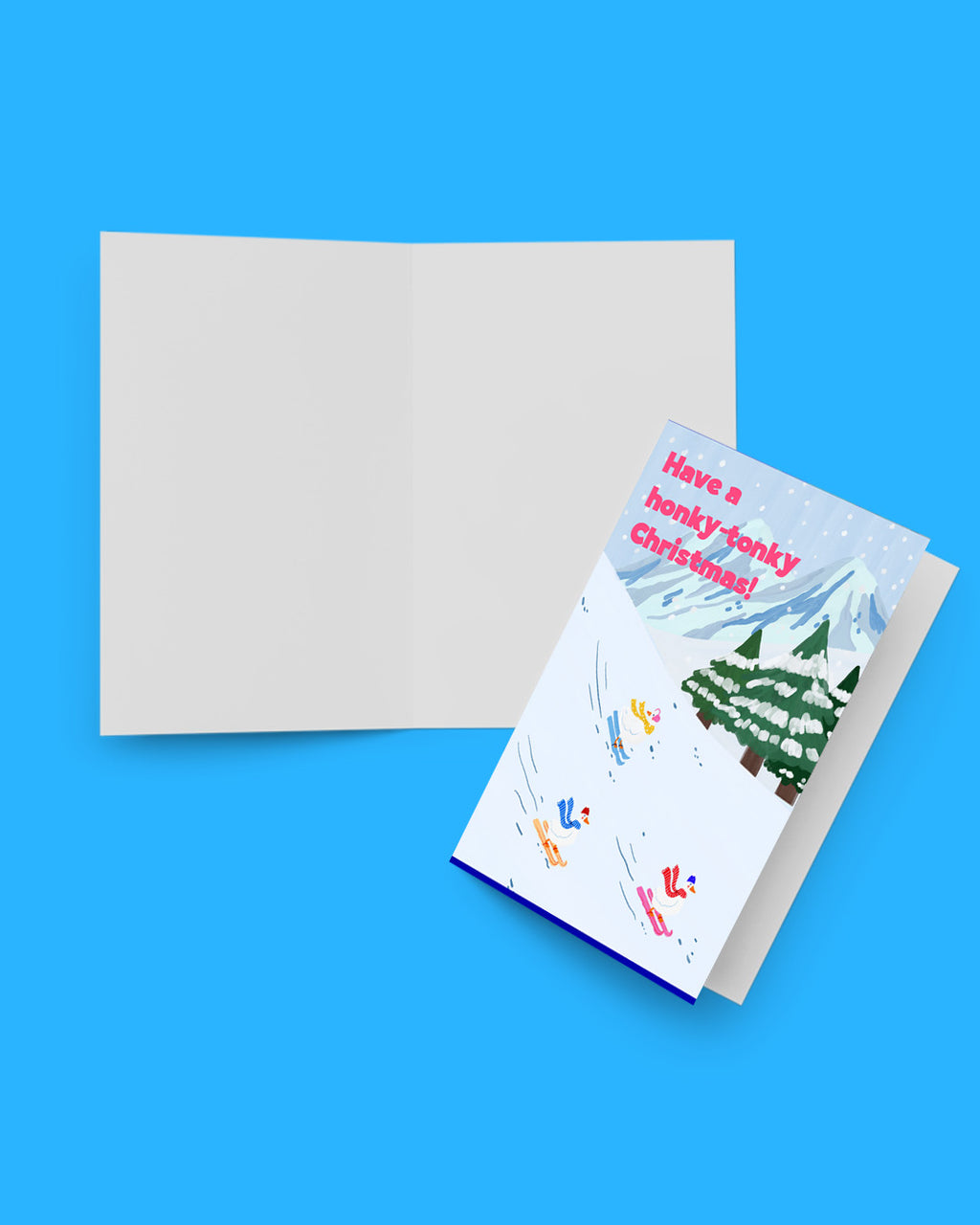 Have a Honky-Tonky Christmas!” Christmas Card