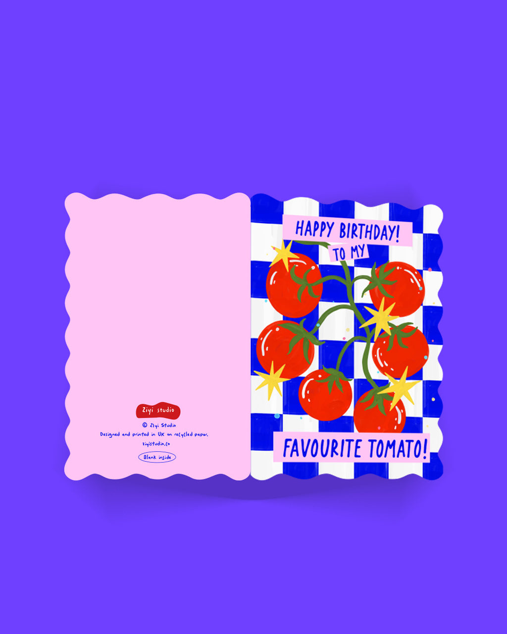 Happy Birthday To My Favourite Tomato - Greeting Card