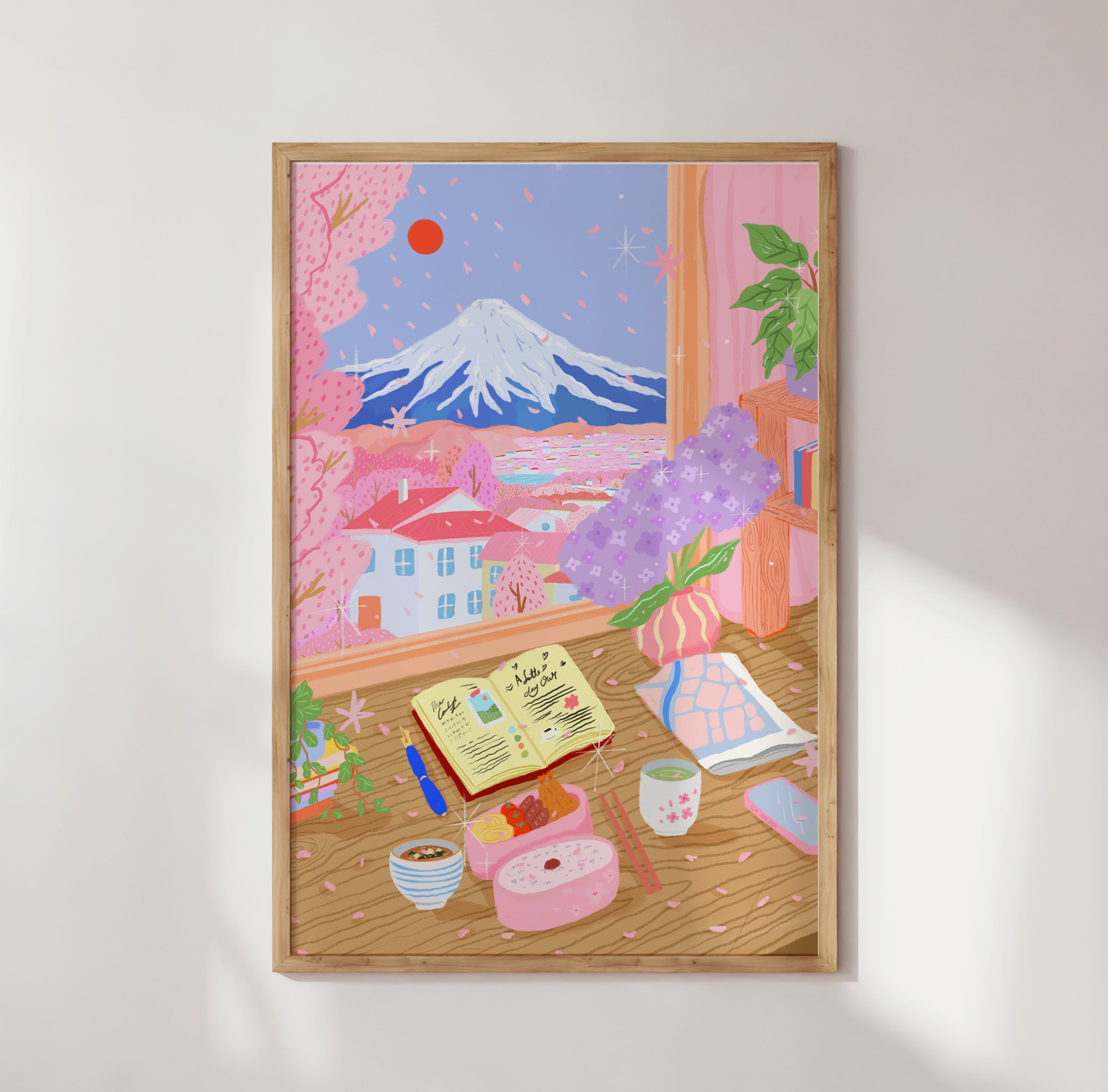 Under Mount Fuji Art Print