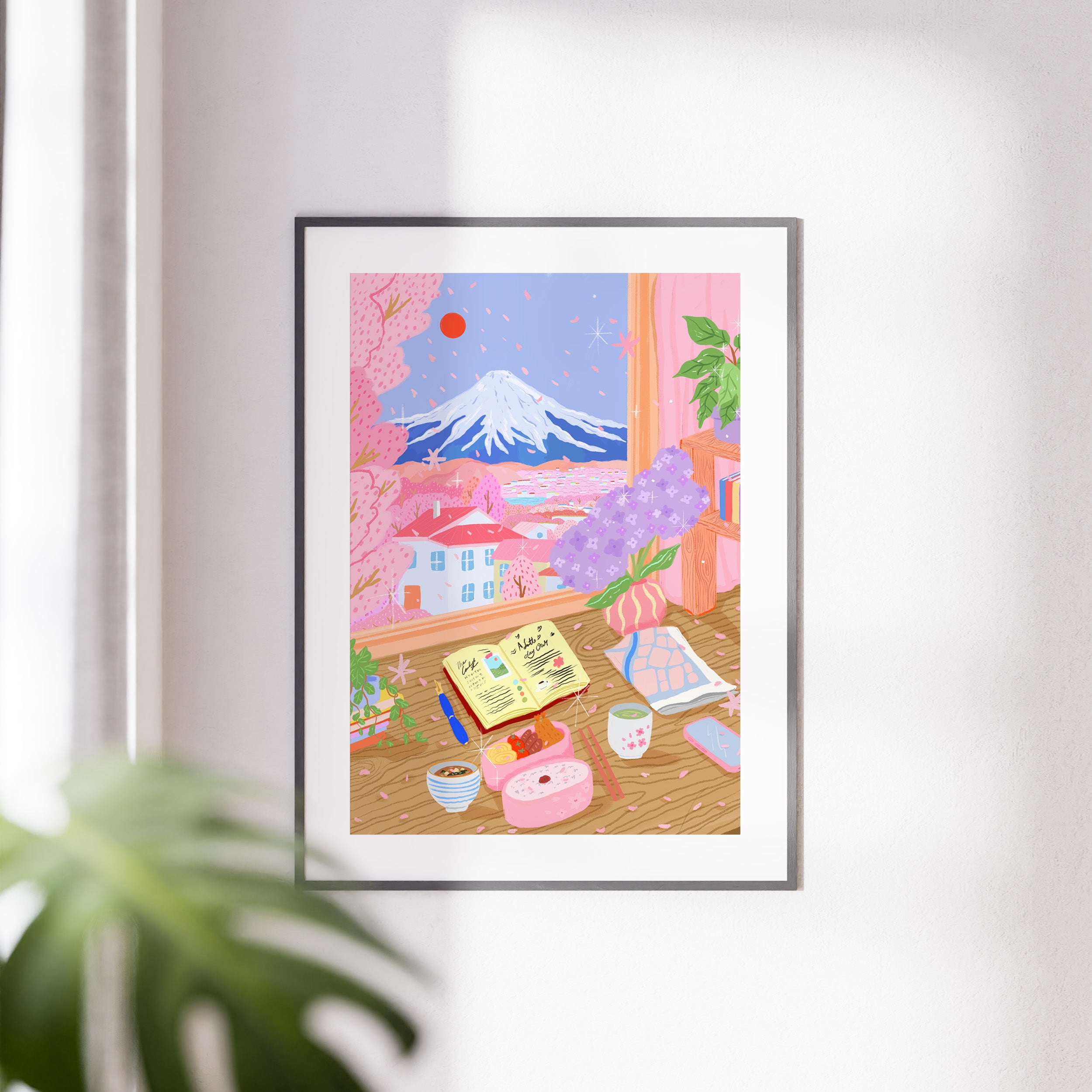 Under Mount Fuji Art Print