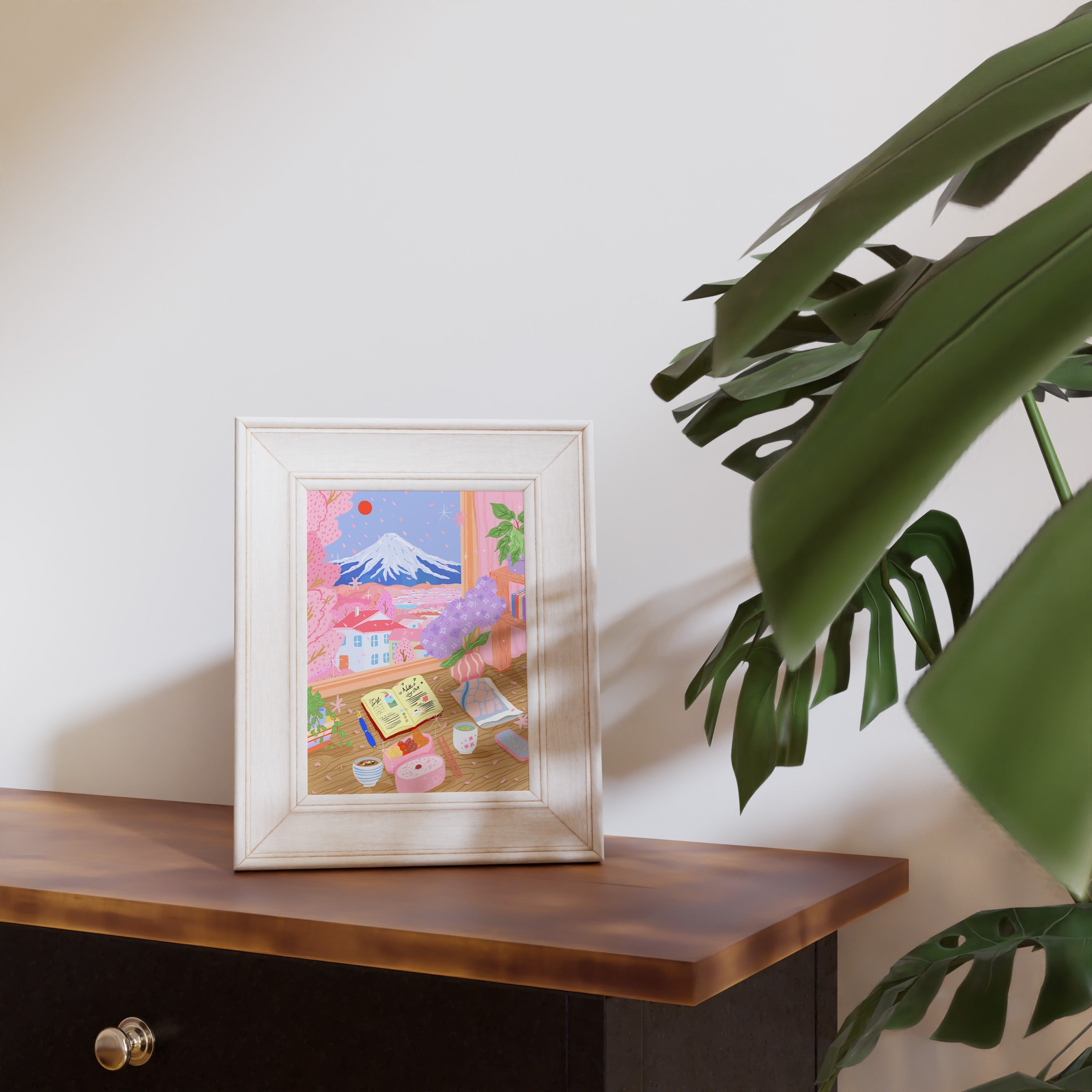 Under Mount Fuji Art Print