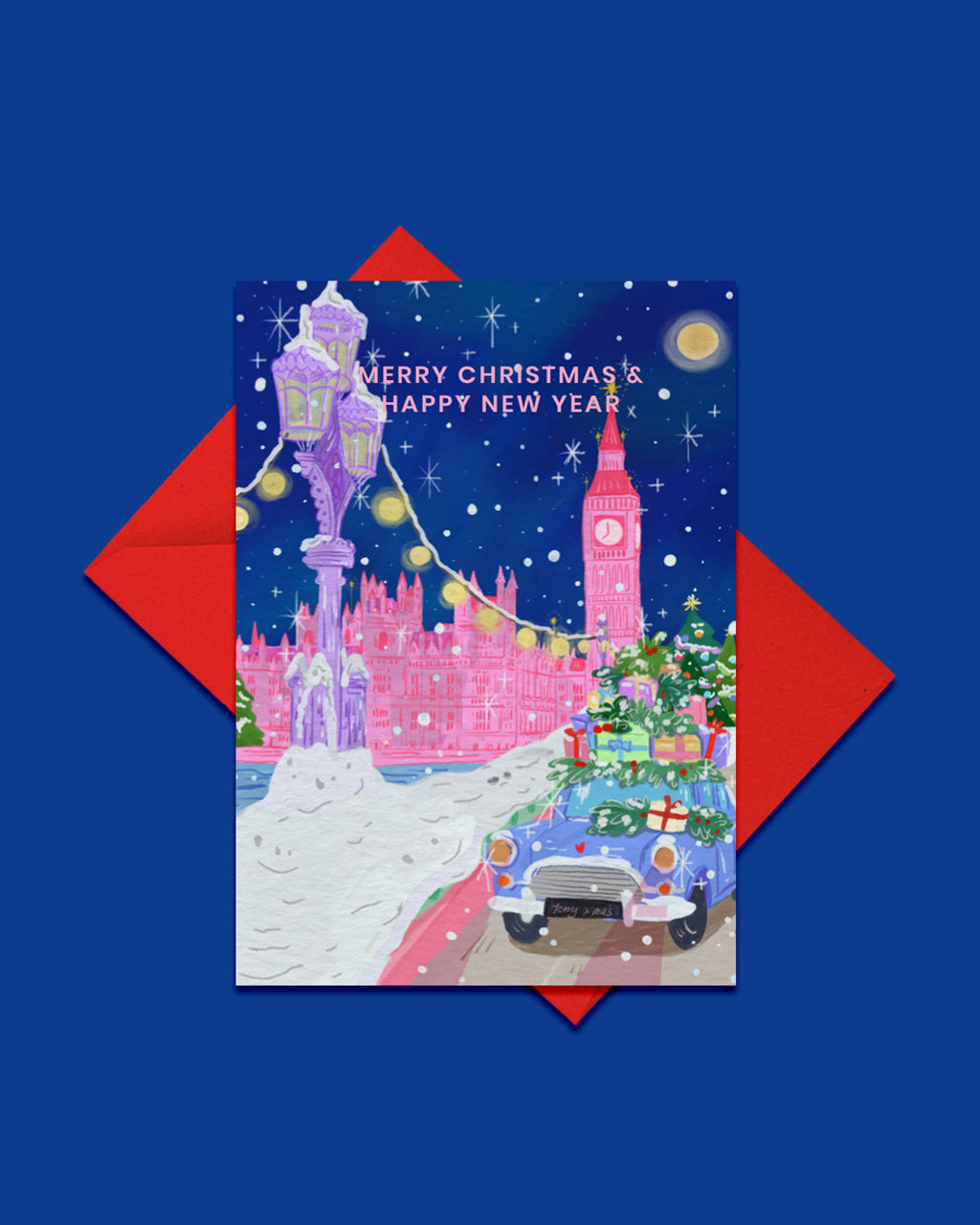 Christmas from Big Ben London Greeting Card