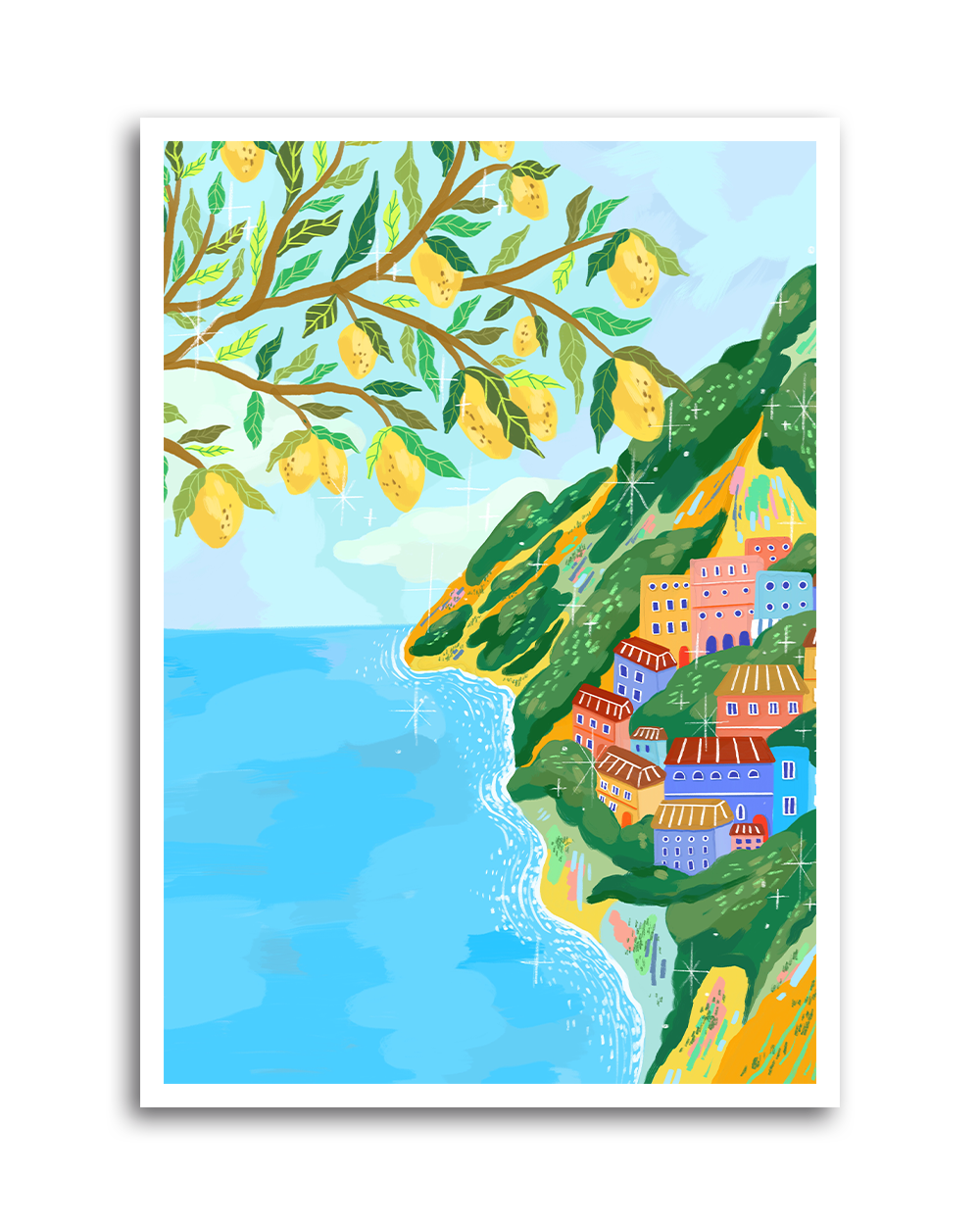 Amalfi Coast Art Print