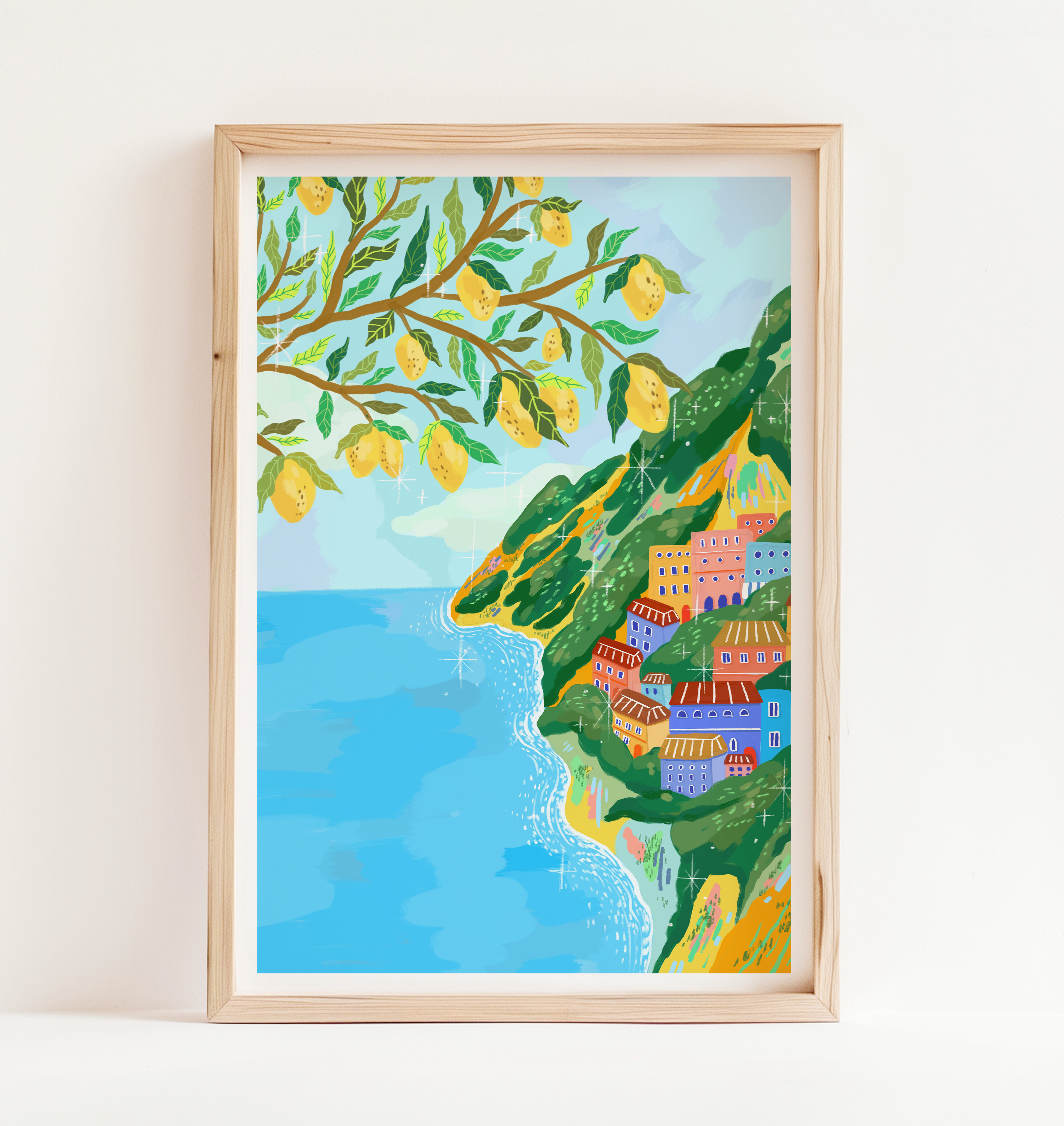 Amalfi Coast Art Print