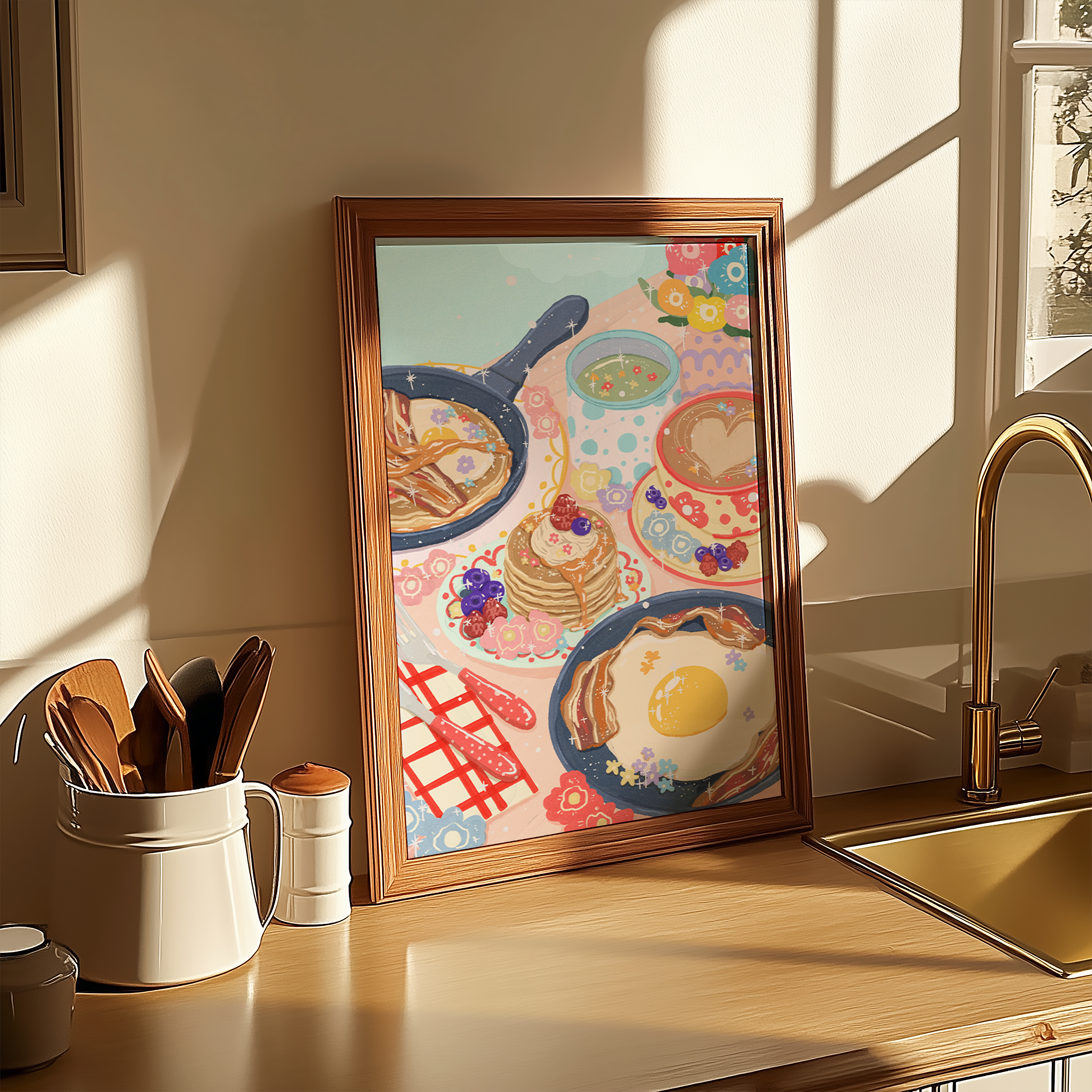 Brunch Time Art Print