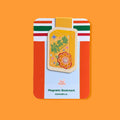 Magnetic bookmark inspired by Hong Kong’s classic chrysanthemum tea box drink. Hand-illustrated design with warm golden tones, perfect for book lovers and stationery collectors.