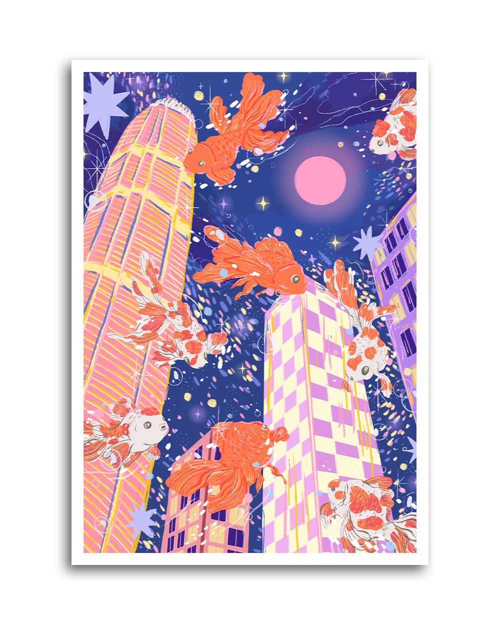 Hong Kong in a Fishbowl Art Print