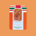 Magnetic bookmark inspired by Hong Kong’s classic malted soybean drink box. Hand-illustrated design with warm nostalgic tones, perfect for book lovers and stationery collectors.