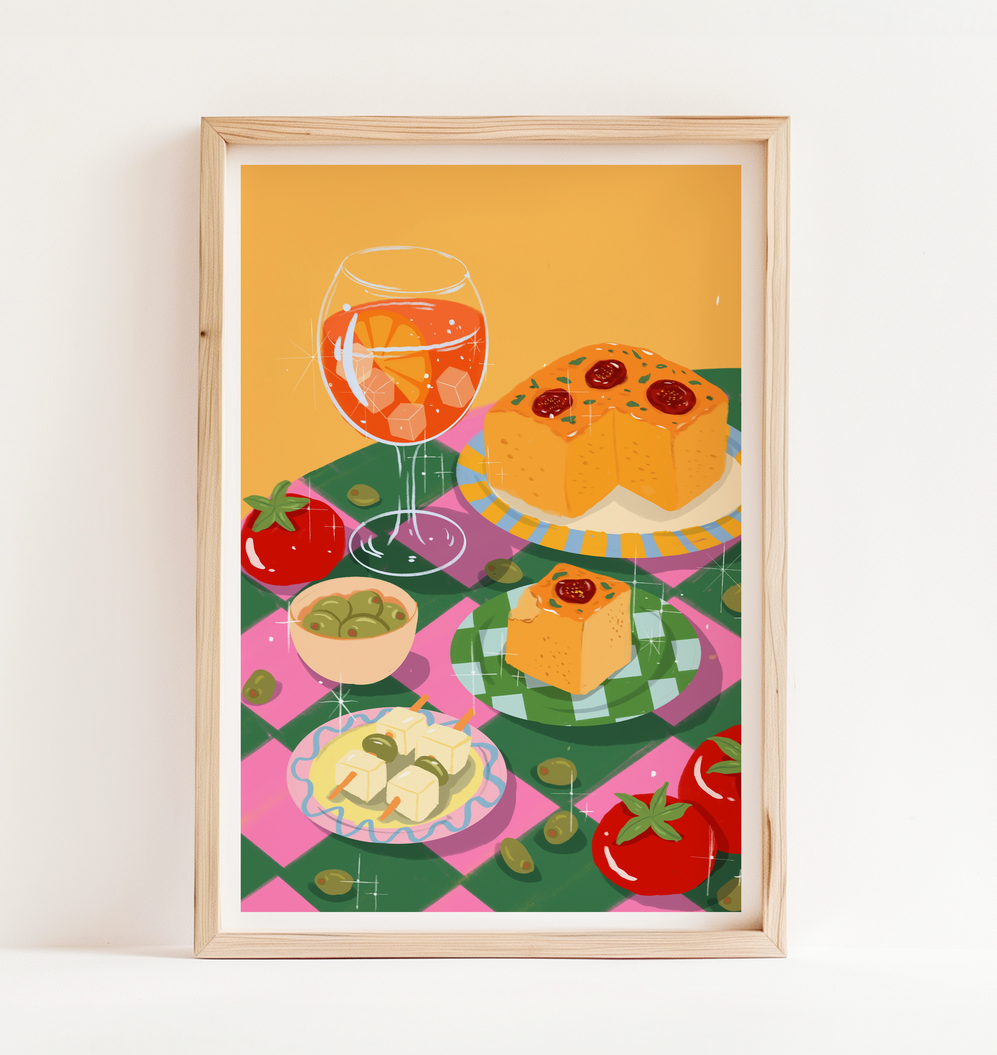 More Focaccia, Less Drama Art Print
