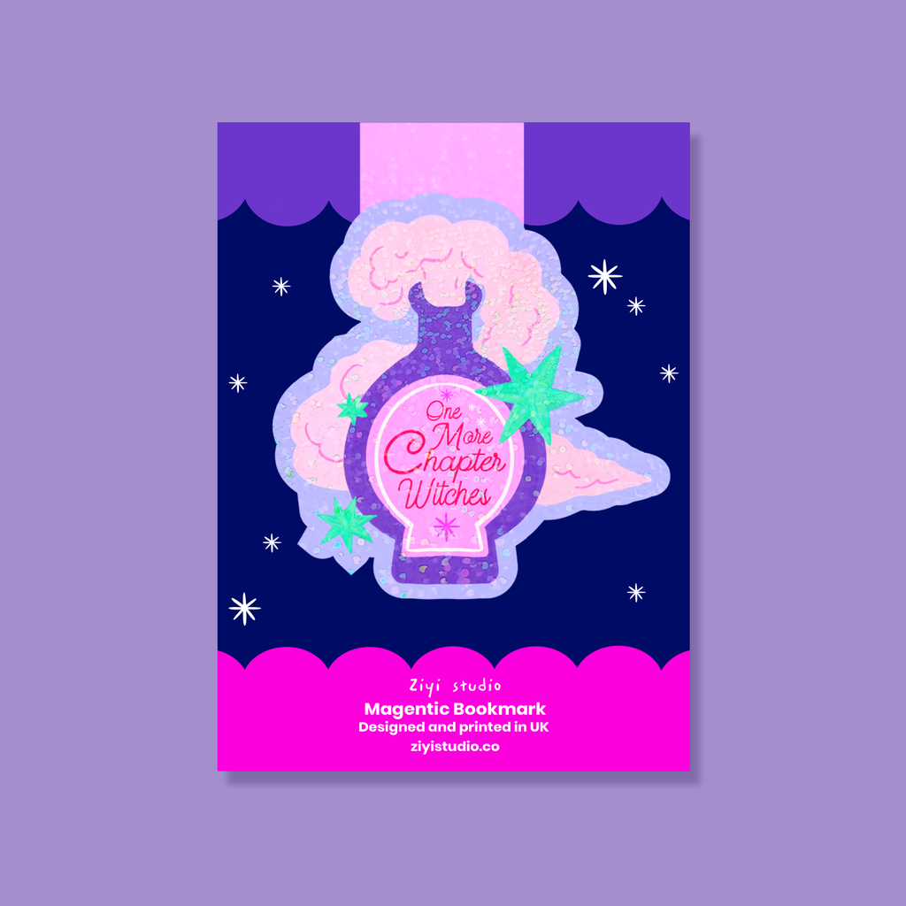 "One More Chapter Witches" Magnetic Bookmark