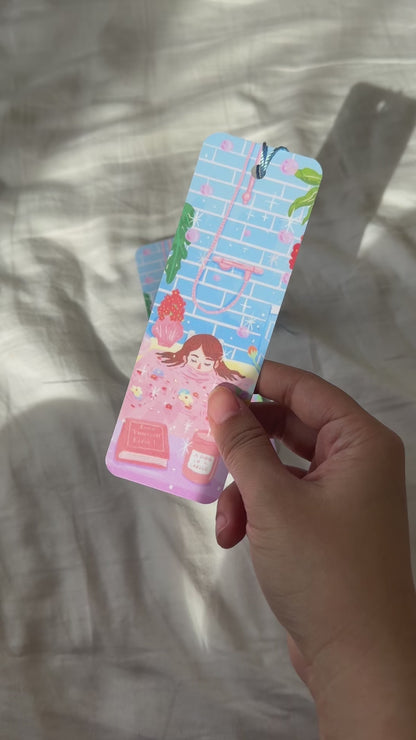 Manifest & Relax – Cozy Self-Care Bookmark