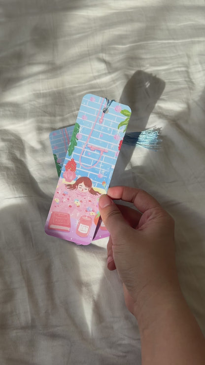 Manifest & Relax – Cozy Self-Care Bookmark