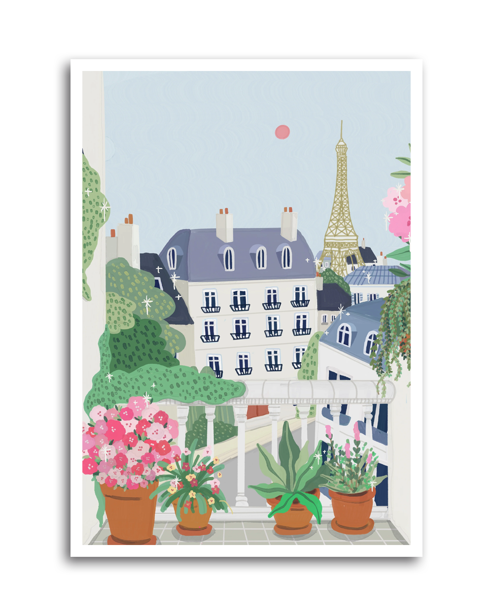 Spring in Paris Art Print