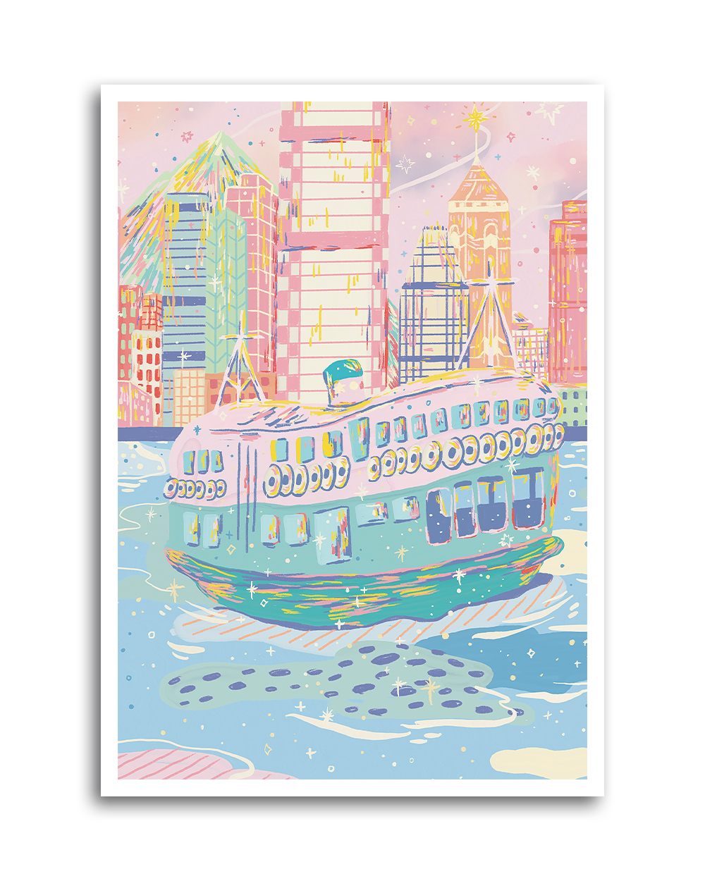 Star Ferry, Hong Kong Art Print