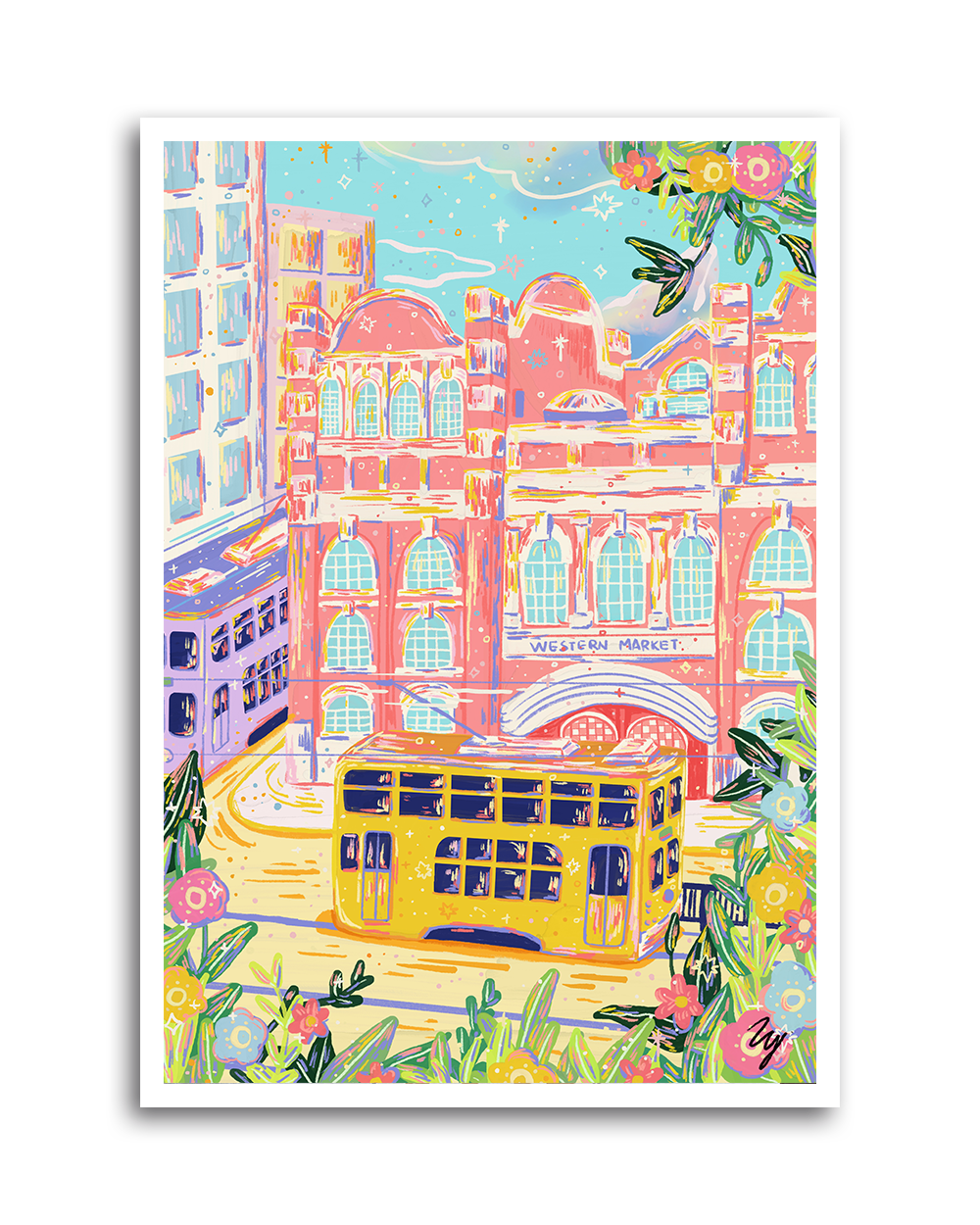 Western Market, Hong Kong Art Print